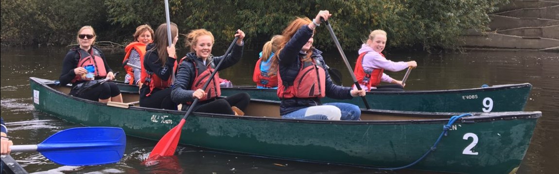 Canoeing On The River